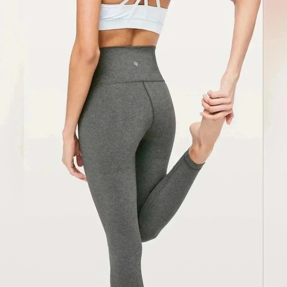 Lululemon Wunder Under High-Rise Tight *Luxtreme 28"Heathered Black - Picture 11 of 16